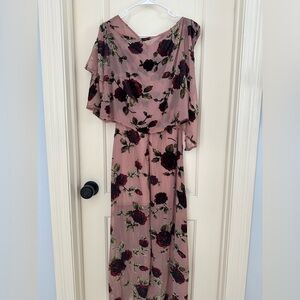 Floral Pink Maxi Dress